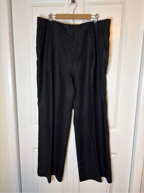 Reformation NWT linen pants wide leg Alex 18 ES